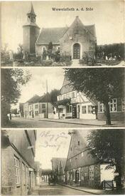1928 Wewelsfleth - Trinitatis Kirche, Kirchspielkrug, Neustadt