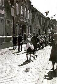 1930 Umzug der Kinder Gilde in der Schmiedestraße