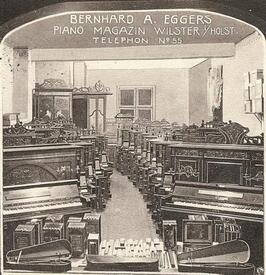1915 Piano Magazin Bernhard A. Eggers in der Stadt Wilster