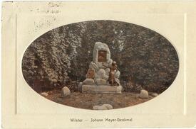 1909 Denkmal für den Dichter Johann Meyer im Stadtpark