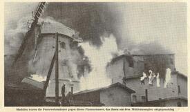 1971 - am 12. November 1971 wurde die Mühle FORTUNA in Hochfeld in der Wilstermarsch ein Raub der Flammen