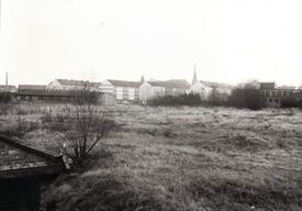 1974 Bau der Gebäude für die Realschule in Wilster - Blick über das Baufeld