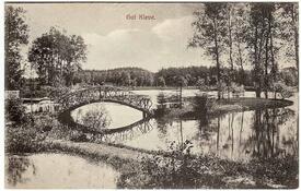 1915 Teichanlage auf der Geest beim Gut Kleve