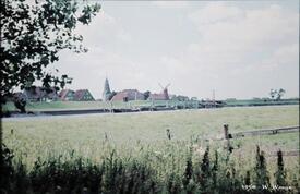 1958 Beidenfleth - Kirche St. Nicolai, Windmühle HOFFNUNG
