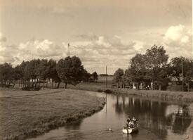 1933 Bütteler Kanal in der Ortschaft Büttel in der Wilstermarsch
