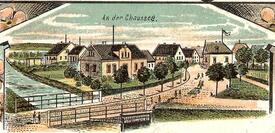 1904 Beidenfleth - Straße Unters Dorf, Brücke über die Altenfelder Wettern