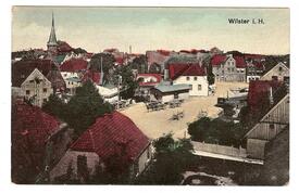 1908 Rosengarten - der alte Hafen der Stadt Wilster