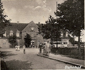 1940 Empfangsgebäude Bahnhof Wilster