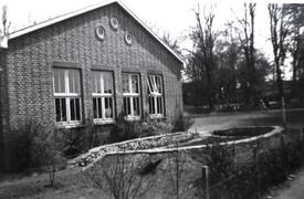 1956 Freiluftklasse am Pavillon der Mittelschule Wilster