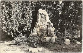 1909 Denkmal für Johann Meyer im Stadtpark in Wilster