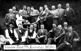 1930 Schinkenfahrt der Liedertafel Wilster am Himmelfahrtstag 1930