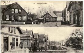 1914 St. Margarethen - Bahnhofstraße, Dorfstraße und Hauptstraße