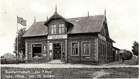1940 Kudensee am Büttel-Kudensee-Kanal - Gasthof 