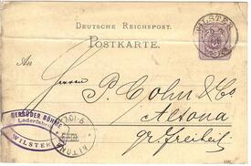 1888 Lederfabrik Gebrüder Böhme - Korrespondenzkarte
