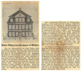 Artikel Wilstersche Zeitung, Ausgabe vom 17.12.1937