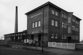 1928 Genossenschafts Meierei an der Tagg-Straße in der Stadt Wilster