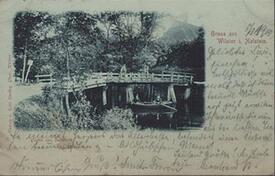 1900 Brücke über die Wilsterau in Rumfleth bei Wilster