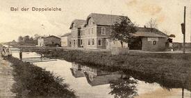 1909 Vaalermoor - Moorkanal, spätere Gastwirtschaft Zur Doppeleiche