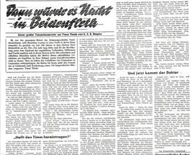 Norddeutsche Rundschau 20. Oktober 1956
