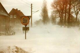 1978 - 79 Katastrophale Schneefälle und Verwehungen c