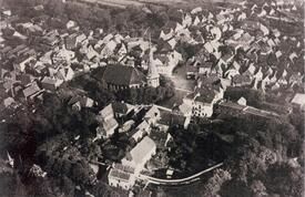 1937 Luftbild aus nördlicher Richtung auf Wilster