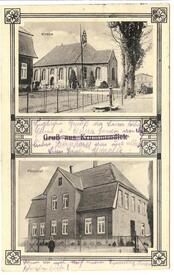 1912 Krummendiek - Kirche St. Georg, Pastorat
