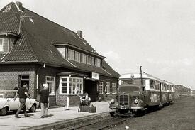 1950 Anreise mit dem Dünenexpress auf der Insel Sylt - Fahrt von Westerland nach List