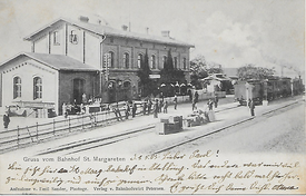 1905 Bahnhof St. Margareten in Flethsee, Gemeinde Landscheide in der Wilstermarsch