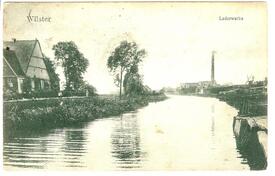 1909 Wilsterau in Landrecht, Lederwerke und Mühle in Rumfleth