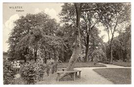1909  Stadtpark in der Stadt Wilster