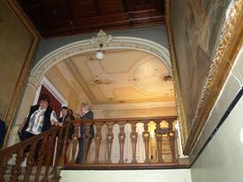 2012 Villa Schütt in Wilster - großzügig geschnittenes und mit schmückenden Malereien aufwendig gestaltetes Treppenhaus