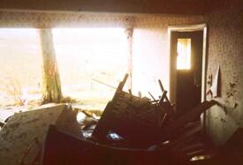 Sturmflut am 03. Januar 1976 - Schäden in einem Haus in St. Margarethen