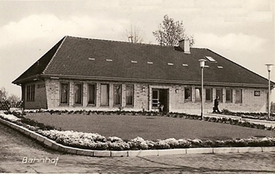 1964 Empangsgebäude Bahnhof Wilster an der Marschbahn