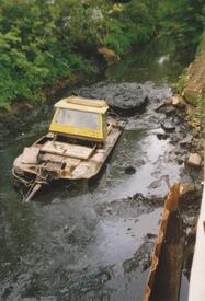 1987 Entschlammung der Wilsterau am Rosengarten und Helgenland
