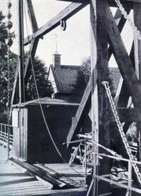 1935 Heiligenstedten - Klappbrücke über die Stör