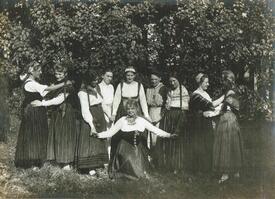 1927 Holstentag auf Gut Krummendiek - Tanzdarbietung