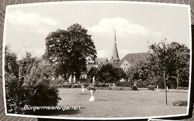 1962 Bürgermeister Garten in der Stadt Wilster