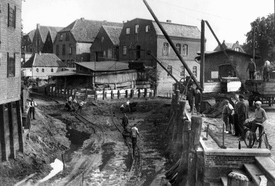1933 Wilsterau am Rosengarten, dem alten Hafen der Stadt Wilster