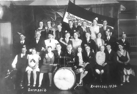 1930 Kappenfest der Reitbrüderschaft Germania Kudensee