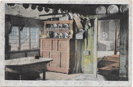 1905 Buffet Schrank mit ausgestelltem Geschirr
in einer Wilstermarschstube