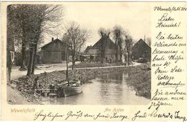 1904 Wewelsfleth - Hafen mit Logier- und Gasthaus