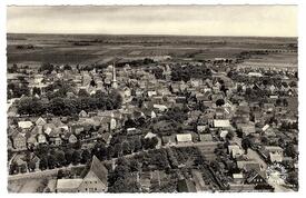 1955 Stadt Wilster - Luftbild aus südwestlicher Richtung