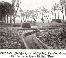 1937 Bauerngarten in Flethsee, Wilstermarsch