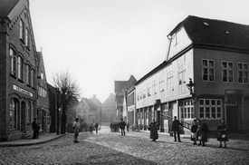 1880 Marktstraße, die spätere Op de Göten in Wilster