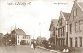 1907 Stadt Wilster, Burger Straße, Bahnübergang