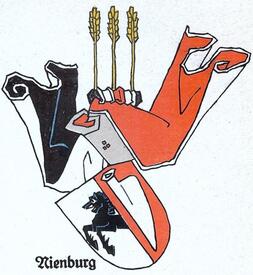 Wappen der Familie Nienburg aus den holsteinischen Elbmarschen
