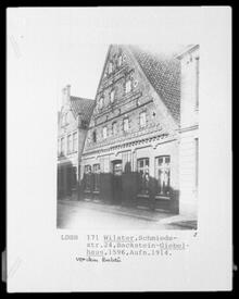 1914 Hudemann´sches Haus an der Schmiedestraße in Wilster