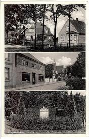 1931 Wewelsfleth - Humsterdorf, Dorfstraße, Ehrenmal