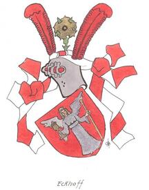Wappen der Familie Eckhoff aus der Wilstermarsch