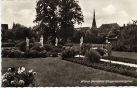 1965 Bürgermeister Garten in der Stadt Wilster